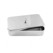 Instrument Box Lid Without Knob Stainless Steel, Size 420 x 175 x 50 mm